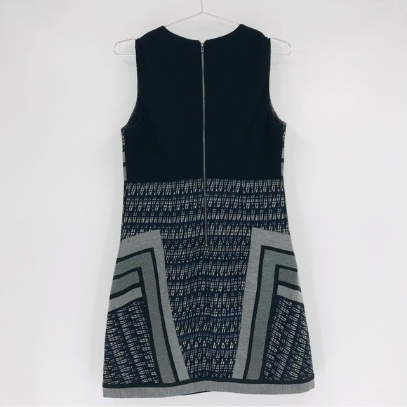 Diane Von Furstenberg Sleeveless Geometric Mini Dress Size 6 - Picture 10 of 11